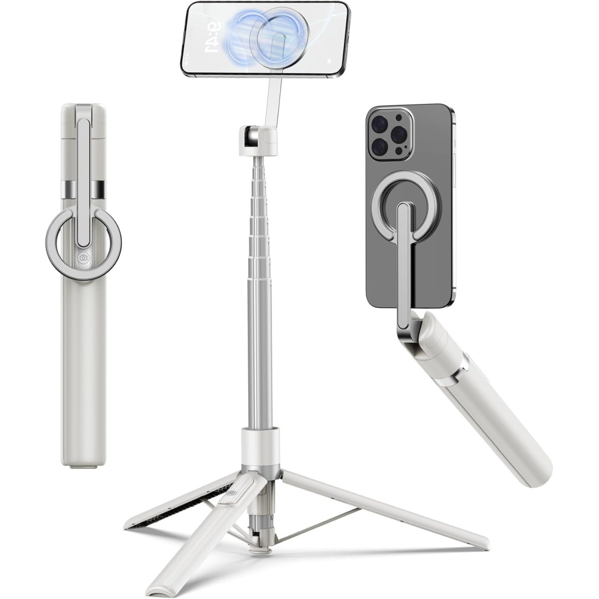 TONEOF 60'' MagSafe Selfie Stick Tripod (Black)